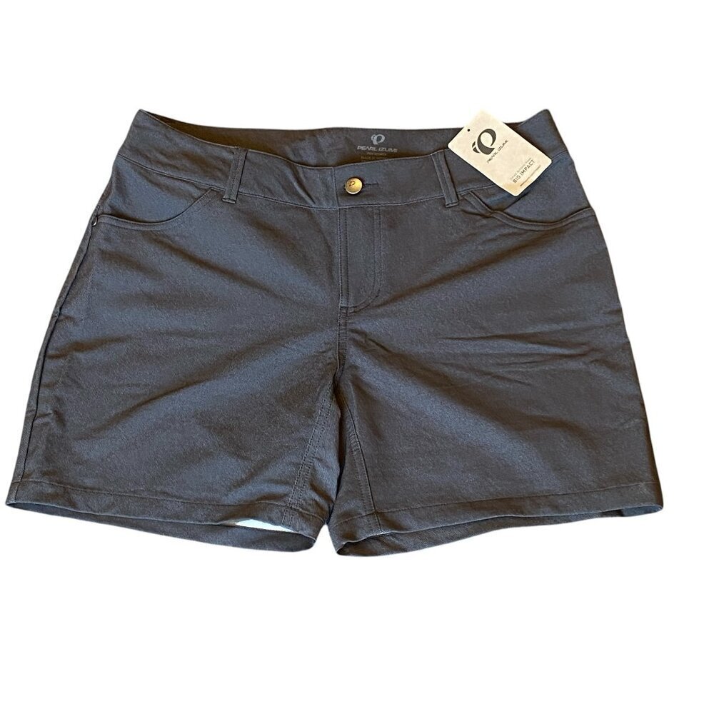 NWT Pearl Izumi Vista Shorts in‎ Phantom/Gray Sz 12 #162Q